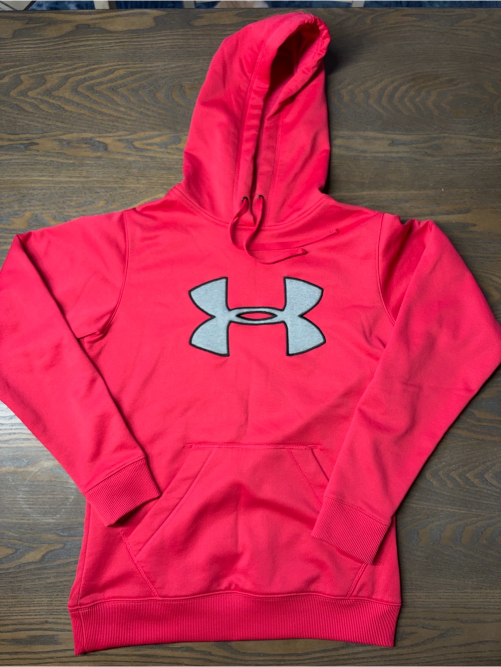Under Armour Pink Hooded Pullover Sweatshirt